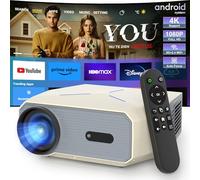 HrdLuck Projector with WiFi and Bluetooth, Auto Focus & Keystone, Native 1080P 12000L 4K Support, Outdoor Movie Projector for Home Theater UP to 250" Display, for HDMI/USB/iOS/Android/Laptop/TV Stick