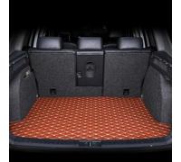 HRDSFRC Car Leather Boot Liner Mats for Jaguar XF Sportbrake (X260) 2020 2021 2022 2023 2024-, Waterproof Anti-Scratch Trunk Pad Cargo Tray Protector Liners Floor Guard Cover Accessories,C Brown