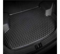HRDSFRC Car Leather Boot Liner Mats for Peugeot E-3008 2023 2024-, Waterproof Anti-Scratch Trunk Pad Cargo Tray Protector Liners Floor Guard Cover Accessories,A Black