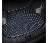HRDSFRC Car Leather Boot Liner Mats for Seat Toledo IV (NH) 2013 2014 2015 2016 2017 2018, Waterproof Anti-Scratch Trunk Pad Cargo Tray Protector Liners Floor Guard Cover Accessories,F Black Blue