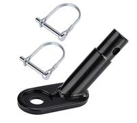 HREDZEO Bicycle Trailer Coupler Hitch Connector with 2 Pcs Coupler Pin for Child Pet Cargo Bike Trailer