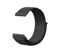 HREDZEO Elastic Nylon Straps,Nylon Strap Adjustable Straps Lightweight Watch Strap Breathable Woven Sport Straps Quick Release Watchband Black Strap Watch Bands for Women Men(20MM)
