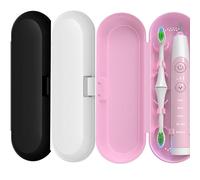 HREDZEO Electric Toothbrush Travel Case 3-Pack Universal Waterproof Holder | Portable Ventilated Storage Box for Daily Use Camping Outdoor School Travel UK