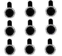 HREDZEO Glitter Camera Cover, 9 PCS Diamond Camera Flash Drill Film Lens Protector Anti Scratch Lens Guards (Silver)