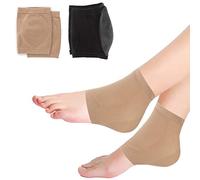 HREDZEO Moisturizing Socks, 2 Pairs Moisturizing Heel Socks for Dry, Hard Cracked Skin, Breathable, Reusable SPA Foot Care Protector, One Size Fits Most, Women & Men