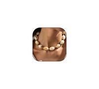 Hremhoo Chunky Necklace for Women Multicolor Boho Large Resin Oval Beaded Jewelry Statement Christmas Festival Accessories, M, Resin, No Gemstone