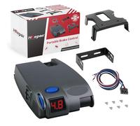 HRepair Universal Trailer Brake Controller for Trailers with 1-3 Axles Compatible with Ford GM Chevy Dodge RAM Toyota Jeep etc. Replacement 90160 Primus IQ Brake Controller