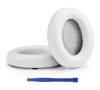 HRGTG Earpads Cushions for Bose 700 (NC700) Noise Cancelling Wireless Headphones, Replacement Ear Pads with Softer Leather, Luxurious Memory Foam, Added Thickness (White)