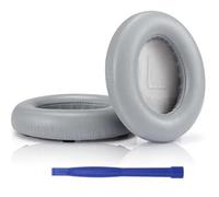 HRGTG Earpads Cushions for Bose 700 (NC700) Noise Cancelling Wireless Headphones, Replacement Ear Pads with Softer Leather, Luxurious Memory Foam, Added Thickness (Grey)