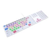 HRH for iMac G6 MB110LL/B and MB110LL/A A1243 Keyboard with Numeric Keypad NumberPad Print with: Ableton Live Functional Shortcuts Hot Keys Design Silicone Keyboard Skin Cover [US/EU Layout]