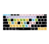 HRH Fruity Loops FL Studio Hotkey Silicone Keyboard Cover Skin for MacBook Pro 13"A1708 A1988 No Touch Bar 2018 2017 2016 Release and for MacBook 12"A1534 (2015)&A1931(2018)USA Layout Protective Skin