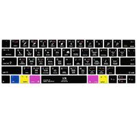 HRH Logic Pro X Shortcuts Hotkey Silicone Keyboard Cover Skin for MacBook Pro with Touch Bar 13 Inch and 15 Inch(A2159/A1989/A1706,A1990/A1707) 2019 2018 2016 2017 Release US Version