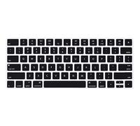 HRH Silicone Keyboard Cover Skin for Magic Wireless Keyboard MLA22LL/A (A1644,2015 Released) USA Layout,Black