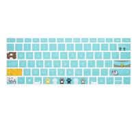 HRH Silicone Keyboard Cover Skin for Microsoft Surface Laptop 3 13.5" and 15" 2019 Released/Surface Book 3 13.5" and 15"/Surface Book 2 13.5&15 inch/Surface Laptop 2017/Laptop 2 2018,Cute cat Claw