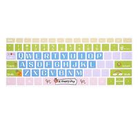 HRH Silicone Keyboard Cover Skin for Microsoft Surface Laptop 3 13.5" and 15" 2019 Released/Surface Book 3 13.5" and 15"/Surface Book 2 13.5&15 inch/Surface Laptop 2017/Laptop 2 2018,Happy Day