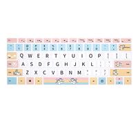 HRH Soft-Touch Ultra Thin Protective Skin Silicone Keyboard Cover for Microsoft Surface Pro 4 and Pro 7 2019/Surface Pro 6 2018/Surface Pro 5 2017 Keyboard New Surface pro 6 12.3-Inch,Cartoon Unicorn