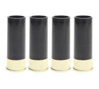 Hrippy 12 Gauge Shot Glass Set of 4 Shape Cool Cups Bar Glasses Gift Drinking Glass Set for Men Luxury Gift Set Plastic Shot Glasses