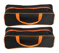 Hrippy 2pcs Portable Car Boot Storage Organiser Bag Tool Kit Organizer Foldable Vehicles Vacuum Cleaner Storage Bag Car Accessories