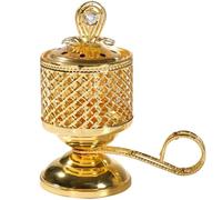 Hrippy Arabic Incense Burner Holder, Middle East Charcoal Incense Stand Holder for Yoga, Spa, Aromatherapy, Home and Church