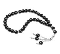 Hrippy Islamic Muslim Rosary Beads 33 Prayer Rosary Bracelet Glass Handmade Eid Rosary Beads Jewelry for Islamic Women Men