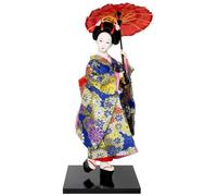 Hrippy Japanese Geisha Kimono Asian Kimono Statue Traditional Maiko Asian Geisha Collectible Figurine for Desktop Ornaments