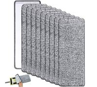Hrippy Microfiber Cleaning Mops Replacement 10pcs/set Reusable Wet and Dry Mop Pad Washable Microfiber Mop Pad Cleaning Tools