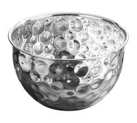 Hrippy Mixing Bowls, Stainless Steel Hammer Point Fruit Salad Bowl Thickened Baking Mixing Cooking Bowl for Home Kitchen