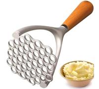 Hrippy Potato Masher, Non-stick Potato Masher with Handle Food Masher Kitchen Gadget for Mashed Potatoes, Jam, Vegetables and Fruits