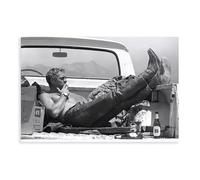 HRJHE Actor Steve McQueen Poster (17) Canvas Poster Wall Art Decor Print Picture Paintings for Living Room Bedroom Decoration 20x30inch(50x75cm)