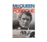 HRJHE Actor Steve McQueen Poster (6) Canvas Poster Wall Art Decor Print Picture Paintings for Living Room Bedroom Decoration 12x18inch(30x45cm)