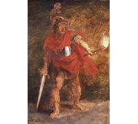 HRJUBWREE Classic Canvas Picture Art Canvas Print Modern Oil Painting Aeneas in the Underworld by Peter Paul Rubens Artwork on Wall for Home Decor 60x90cm