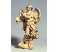 HRJUBWREE Classic Canvas Picture Art Canvas Print Modern Oil Painting Angel Holding the Superscription by Gian Lorenzo Bernini Artwork on Wall for Home Decor 60x90cm