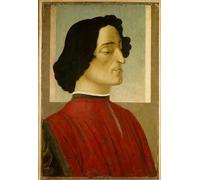 HRJUBWREE Classic Canvas Picture Art Canvas Print Modern Oil Painting Giuliano de’ medici gem. V. botticelli by Sandro Botticelli Artwork on Wall for Office Decor 60x90cm