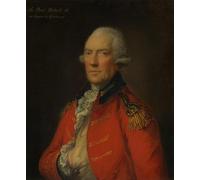 HRJUBWREE Classic Canvas Picture Art Canvas Print Modern Oil Painting Lie ant Colonel Paul Pechell by Gainsborough Artwork on Wall for Home Decor 60x90cm