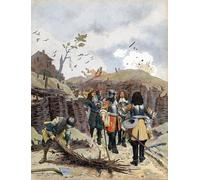 HRJUBWREE Classic Canvas Picture Art Canvas Print Modern Oil Painting Louis Xiv Known As Le Roi-soleil by Maurice Leloir Artwork on Wall for Home Decor 60x90cm