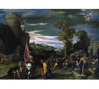 HRJUBWREE Classic Canvas Picture Art Canvas Print Modern Oil Painting Martyrdom of St Venantius of Camerino by Sigismondo Scarsellino Artwork on Wall for Home Decor 60x90cm