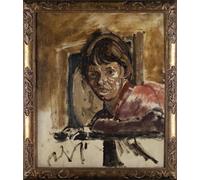 HRJUBWREE Classic Canvas Picture Art Canvas Print Modern Oil Painting Portrait of Cicely Hey by Walter Richard Sickert Artwork on Wall for Office Decor 60x90cm