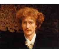 HRJUBWREE Classic Canvas Picture Art Canvas Print Modern Oil Painting Portrait of Ignacy Jan Paderewski by Lawrence Alma Tadema Artwork on Wall for Office Decor 60x90cm