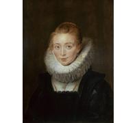 HRJUBWREE Classic Canvas Picture Art Canvas Print Modern Oil Painting Portrait of Lady in Waiting to the Infanta Isabella by Peter Paul Rubens Artwork on Wall for Home Decor 60x90cm