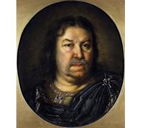 HRJUBWREE Classic Canvas Picture Art Canvas Print Modern Oil Painting Portrait of Senatoryakov Fyodorovich Dolgorukov by Charles Le Brun Artwork on Wall for Home Decor 60x90cm