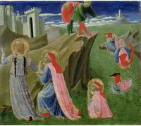 HRJUBWREE Classic Canvas Picture Art Canvas Print Modern Oil Painting St Cosmas and St Damian Saved From Drowning by Fra Angelico Artwork on Wall for Home Decor 60x90cm