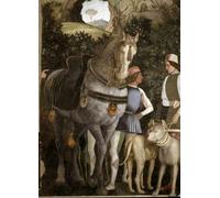 HRJUBWREE Classic Canvas Picture Art Canvas Print Modern Oil Painting the Encounter by Andrea Mantegna Artwork on Wall for Home Decor 60x90cm