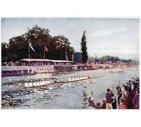 HRJUBWREE Classic Canvas Picture Art Canvas Print Modern Oil Painting the Summer Eights by William Matthison Artwork on Wall for Office Decor 60x90cm