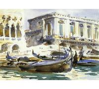 HRJUBWREE Classic Canvas Picture Art Canvas Print Modern Oil Painting Venice the Prison by John Singer Sargent Artwork on Wall for Office Decor 60x90cm