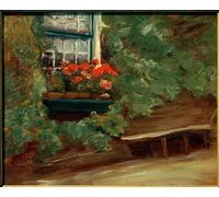 HRJUBWREE Classic Canvas Picture Art Canvas Print Modern Oil Painting View of a dutch farmhouse by Max Liebermann Artwork on Wall for Home Decor 60x90cm