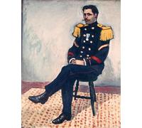 HRJUBWREE Famous Paintings Pictures Artwork Picture a Paymaster of the Colonial Force by Albert Marquet Photo Wall Print for Home Decor 60x90cm