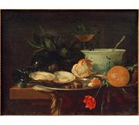 HRJUBWREE Famous Paintings Pictures Artwork Picture Breakfast Still Life by Jan Davidsz De Heem Photo Wall Print for Office Decor 60x90cm