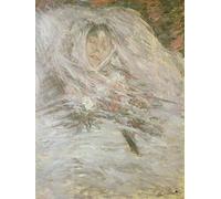 HRJUBWREE Famous Paintings Pictures Artwork Picture Camille Monet on Her Deathbed by Claude Monet Photo Wall Print for Office Decor 60x90cm