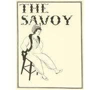 HRJUBWREE Famous Paintings Pictures Artwork Picture Cover Design the Savoy by Aubrey Beardsley Photo Wall Print for Office Decor 60x90cm