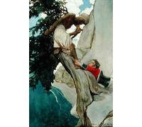 HRJUBWREE Famous Paintings Pictures Artwork Picture I Clutched At His Ankle by Howard Pyle Photo Wall Print for Office Decor 60x90cm